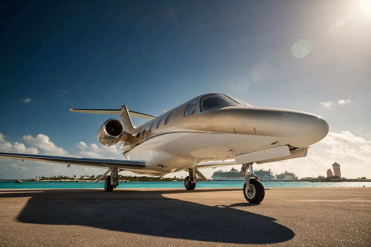 Private jet in Miami
