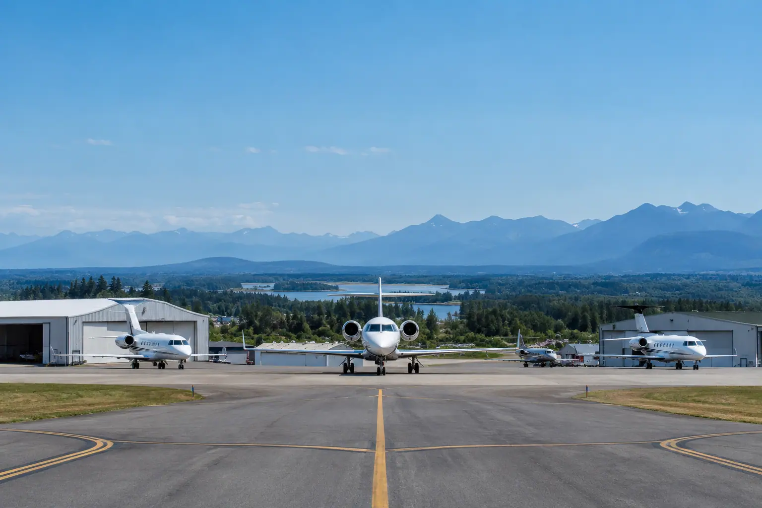 Private jets at Miami-Opa Locka Executive Airport