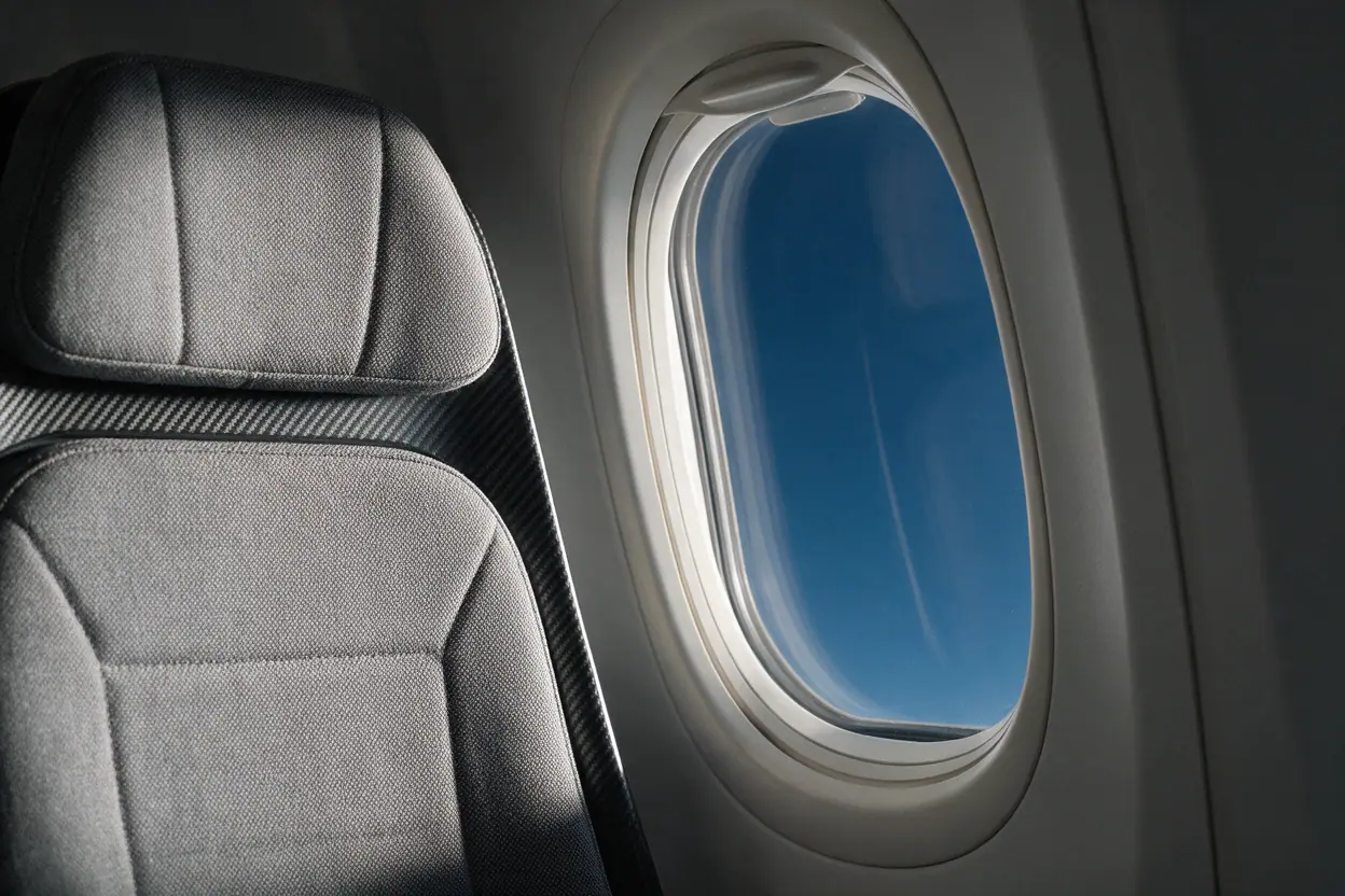 Heavy jet cabin interior