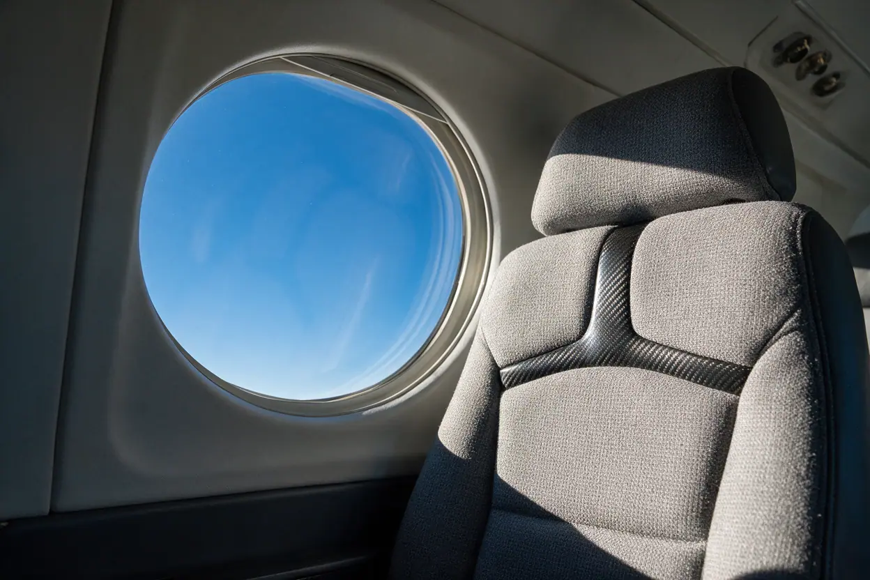 Turboprop cabin interior